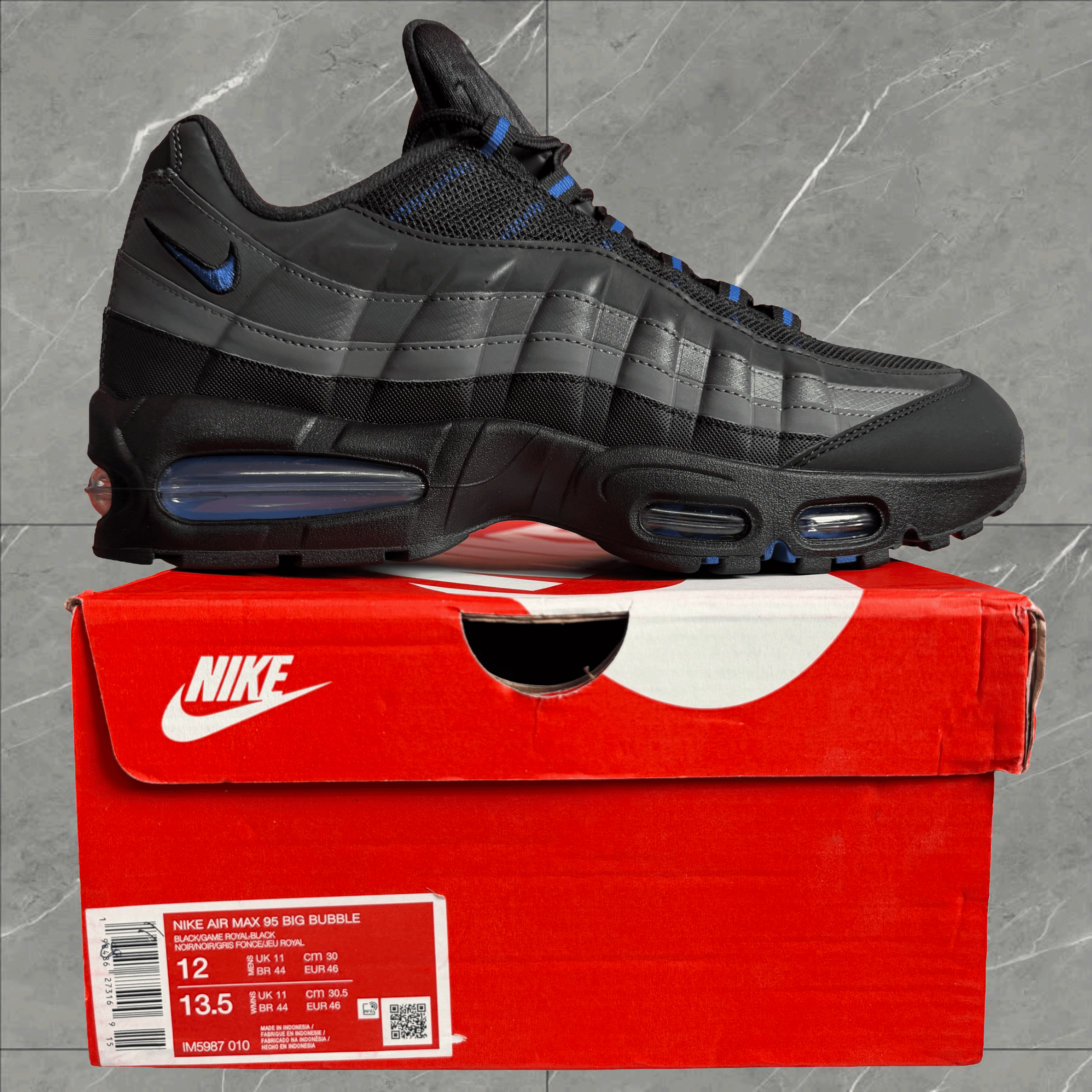 NIKE AIR MAX 95- Black Game Royal