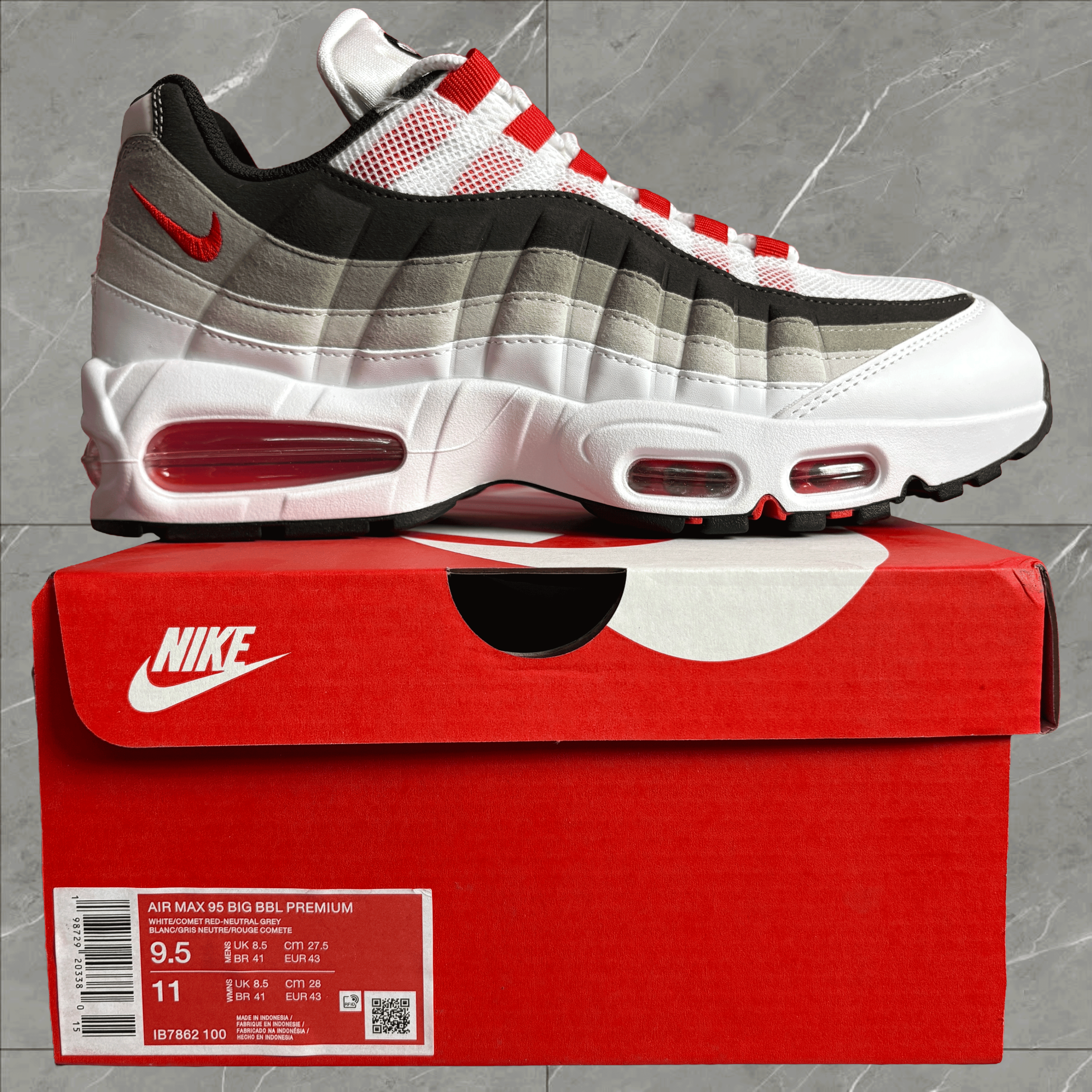 NIKE AIR MAX 95- COMET RED